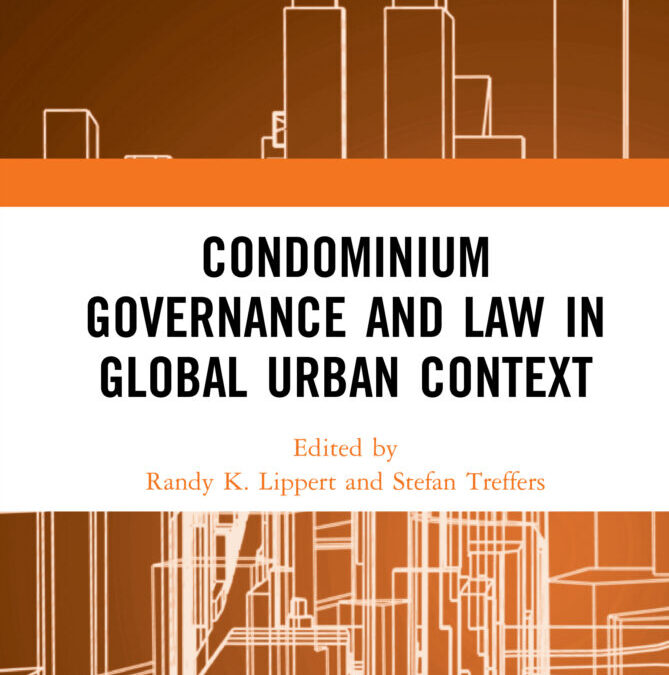 New book: Condominium Governance and Law in Global Urban Context – Lippert & Treffers