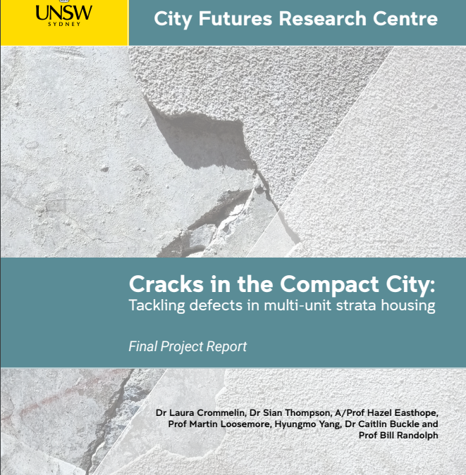 New Report: Cracks in the Compact City- Defects in Strata